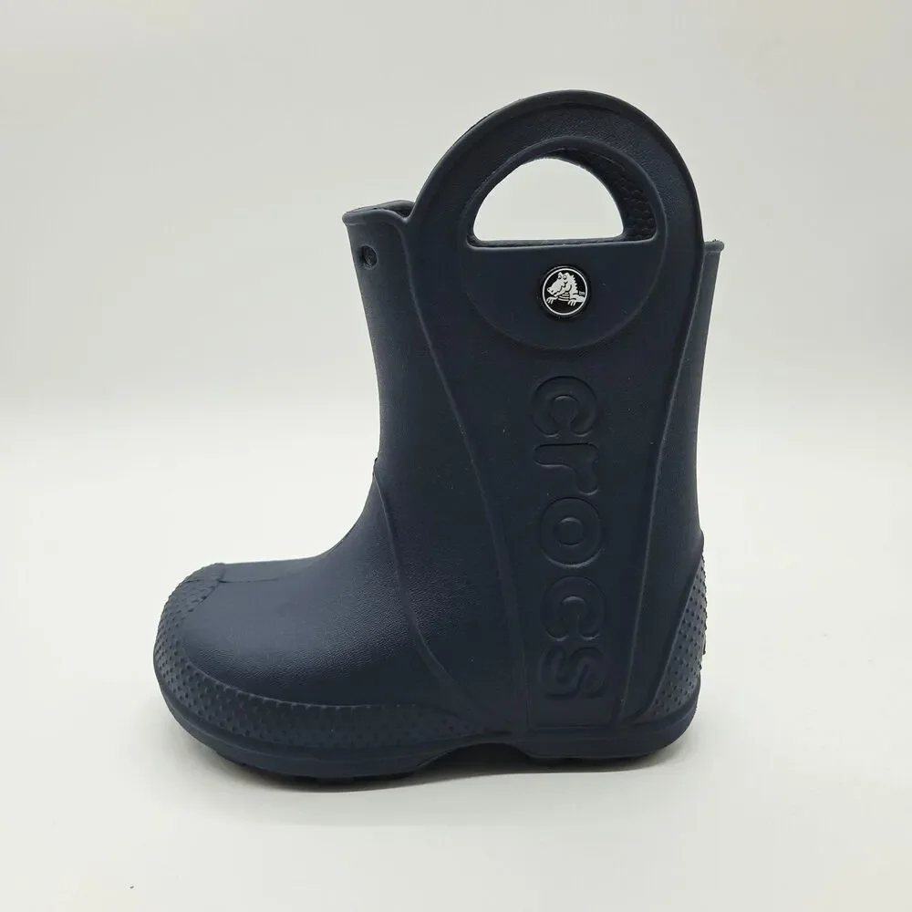 Crocs Toddler Handle It Rain Boots Navy Size 10c